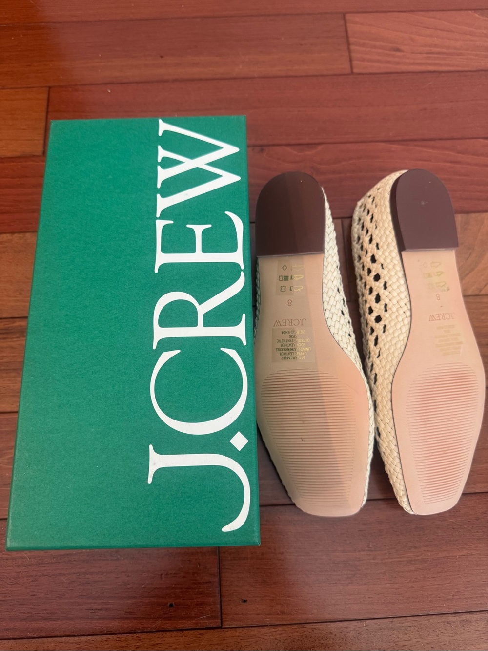 J.Crew Quinn Handwoven Ballet Flats in Leather - Picture 5 of 11